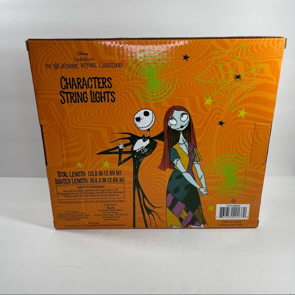 musical string lights The Nightmare Before Christmas 113 inches Disney NEW - Picture 14 of 14
